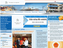 Tablet Screenshot of cangvuhaiphong.gov.vn